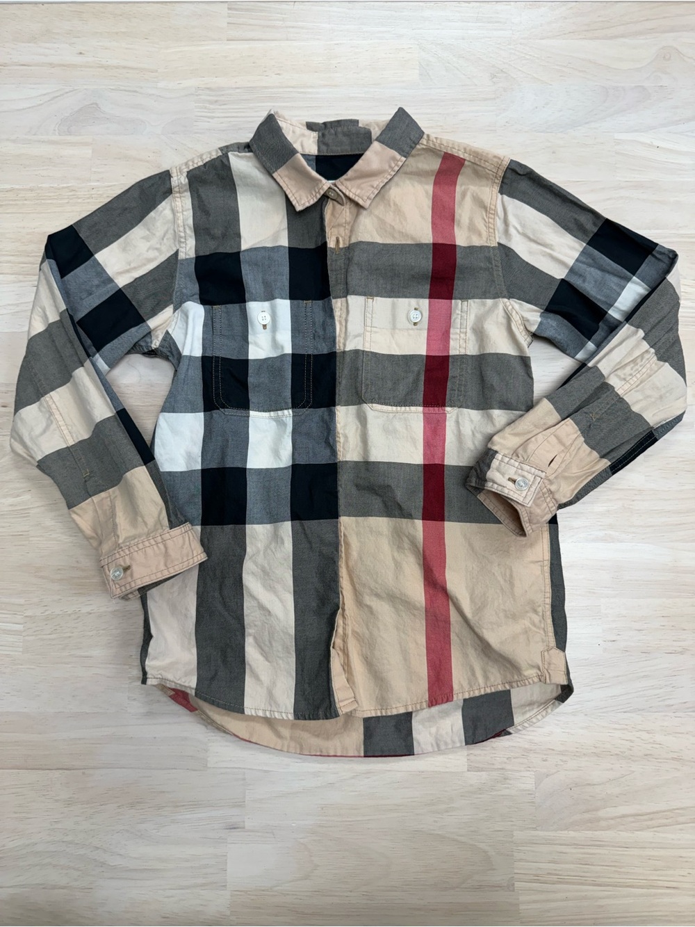 Burberry Brit Nova check button down